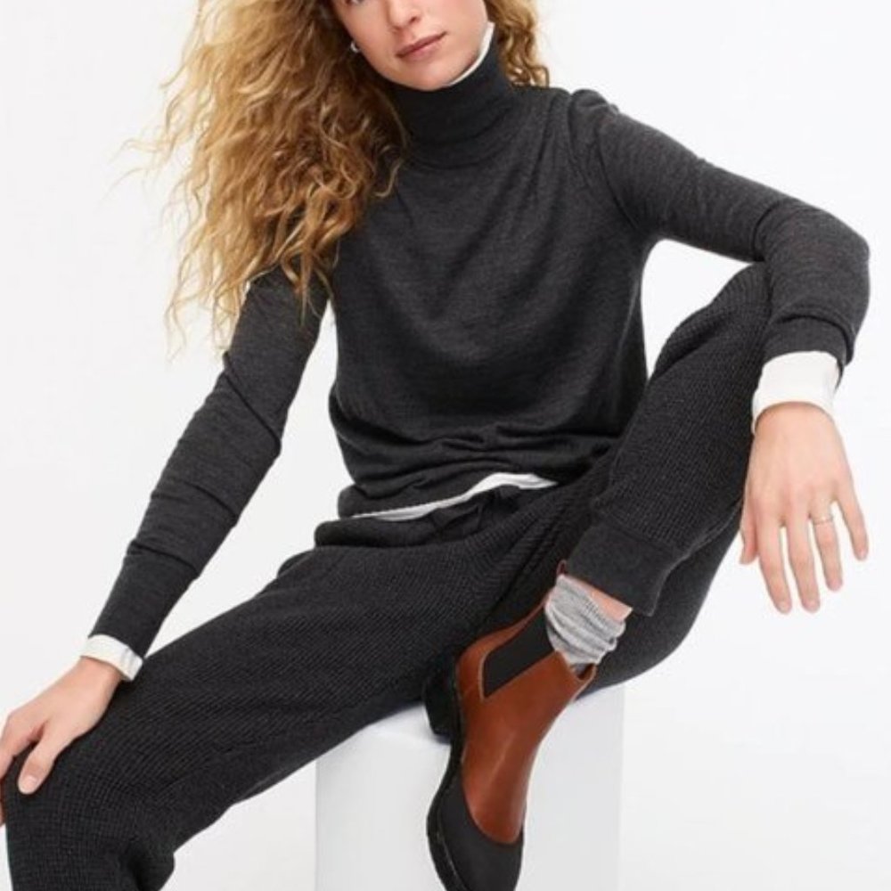 J. Crew Margot Merino Wool Turtleneck Sweater XL